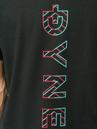 Shop Dyne Triangle Logo T Shirt In Black