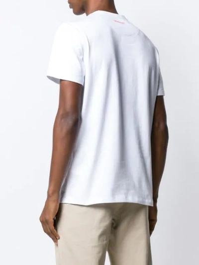 Shop Moncler Short Sleeved T-shirt In White