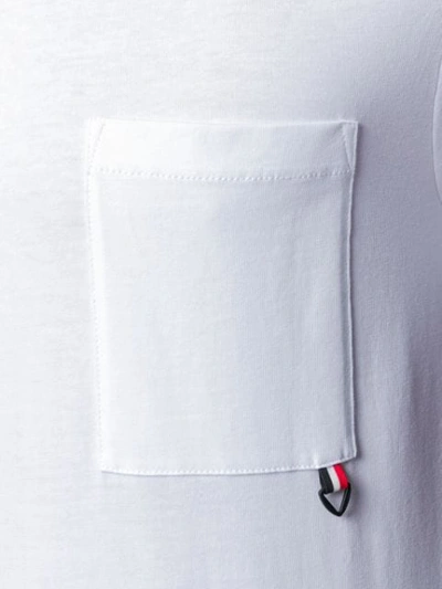 Shop Moncler Short Sleeved T-shirt In White