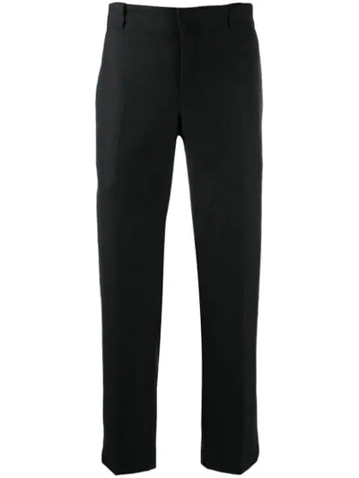 Shop Prada Pleated Tailored Trousers In Grey