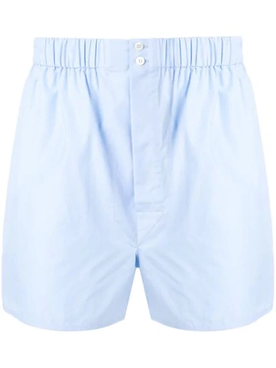 Shop Brioni Boxer Shorts - Blue
