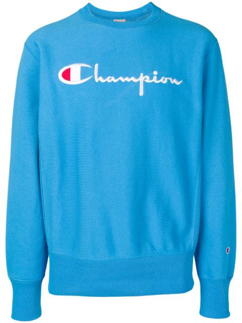 blue champion sweater