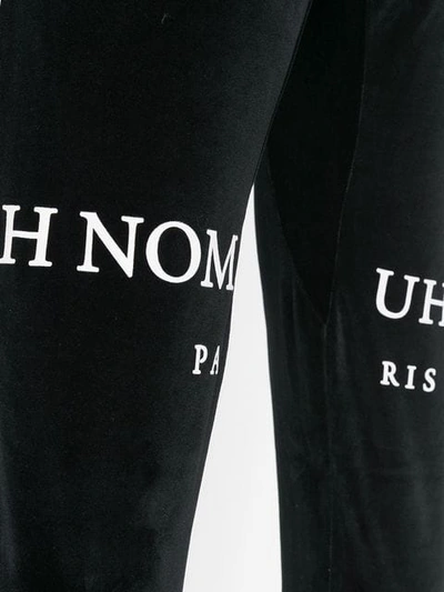 Shop Ih Nom Uh Nit Logo Printed Track Pants In Black