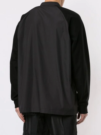 Shop Issey Miyake Oversized Shirt In Black