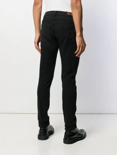 Shop Dondup George Skinny Jeans In Black