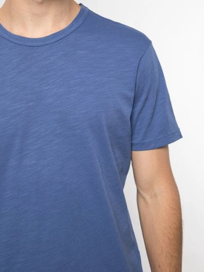 Shop Alex Mill Standard Slub T-shirt In Blue