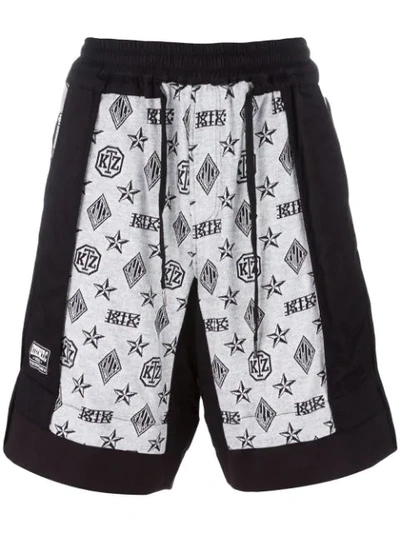 Shop Ktz Monogram Inside Out Shorts In White