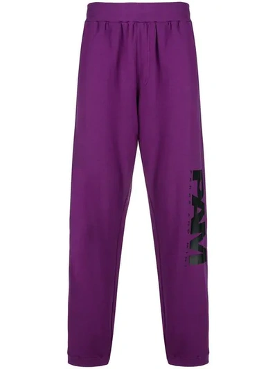 Shop Perks And Mini Pam  Logo Track Pants - Purple