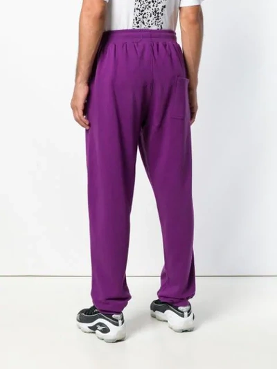 Shop Perks And Mini Pam  Logo Track Pants - Purple