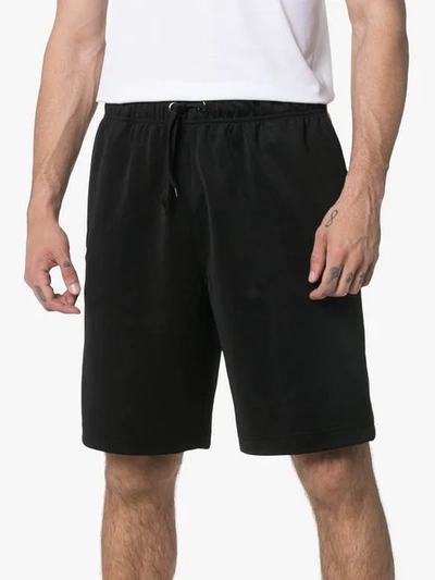 Shop Burberry Icon Stripe Shorts In 1002 Black