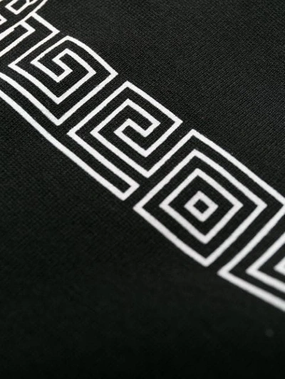 Shop Versace Medusa Long Sleeved T-shirt In Black