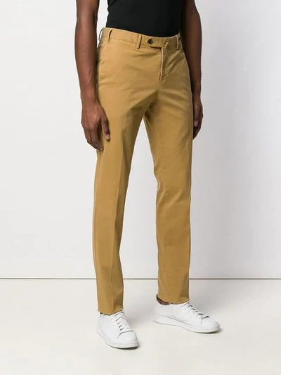 Shop Pt01 Classic Chinos In Neutrals