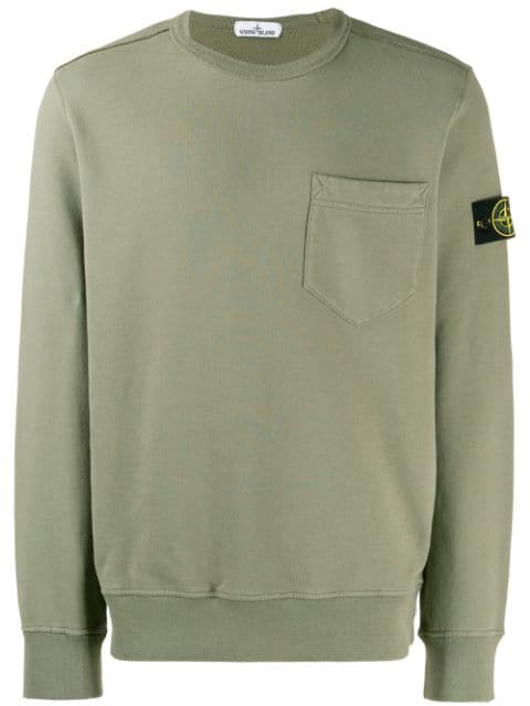 stone island green sweatshirt