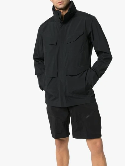 Shop Arc'teryx Coreloft Military Field Jacket In Black