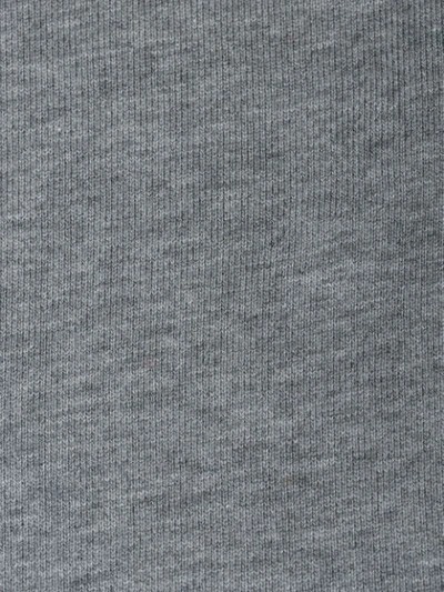 Shop Moncler Tri-stripe Trim Joggers In Grey
