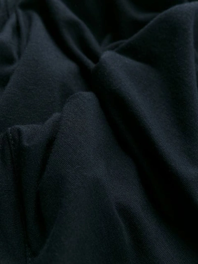 Giorgio Armani Virgin Wool Crew-neck Sweater In Blue
