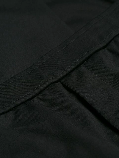 Shop Prada Side Stripe Track Pants In Black