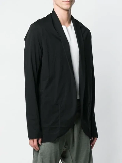 Shop Attachment Draped Lightweight Jacket In Black