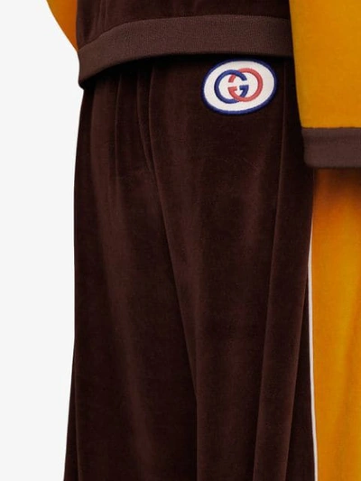 GUCCI CHENILLE哈伦裤 - 棕色