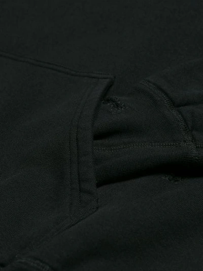 Shop Alexander Mcqueen Distressed Detail Hoodie In Black