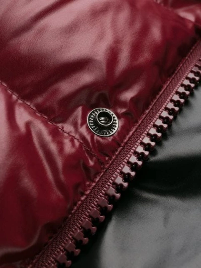 Shop Moncler Padded Gilet Jacket In Red