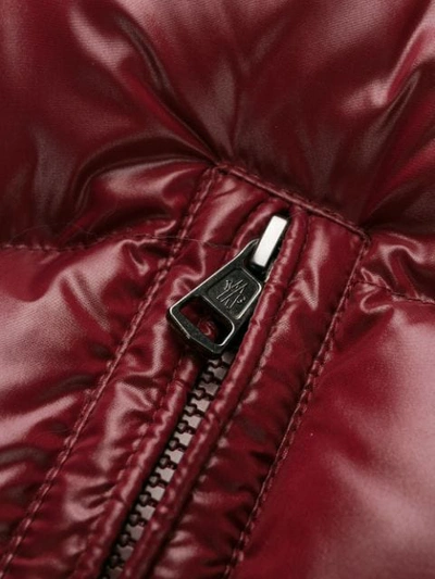 Shop Moncler Padded Gilet Jacket In Red