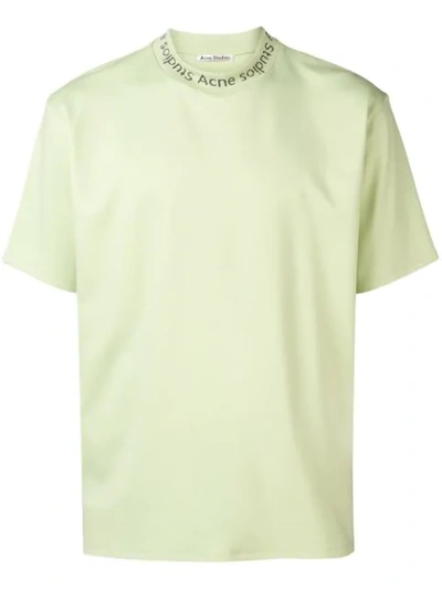 Shop Acne Studios Navid Crew Neck T-shirt - Green