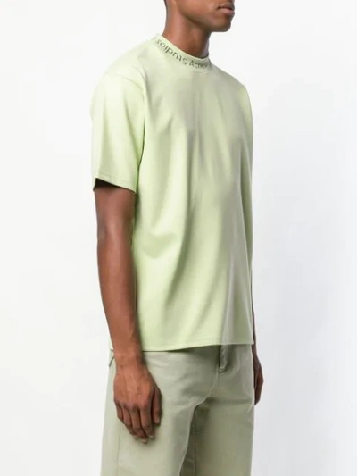 Shop Acne Studios Navid Crew Neck T-shirt - Green