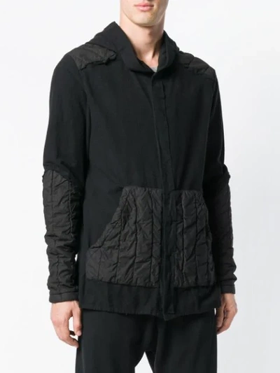 Shop Andrea Ya'aqov Padded Hooded Jacket - Black