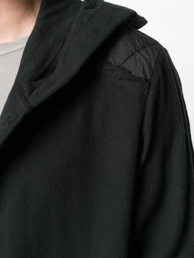 Shop Andrea Ya'aqov Padded Hooded Jacket - Black