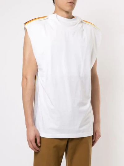 Y / PROJECT LAYERED TANK TOP - 白色