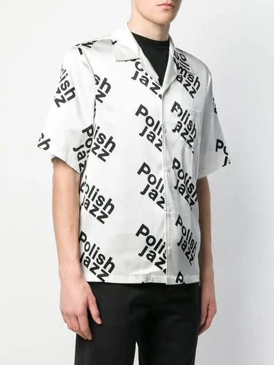 Shop Misbhv Polish Jazz Shirt In White