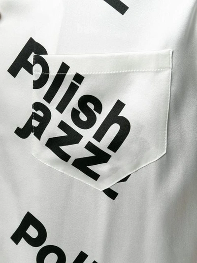 Shop Misbhv Polish Jazz Shirt In White