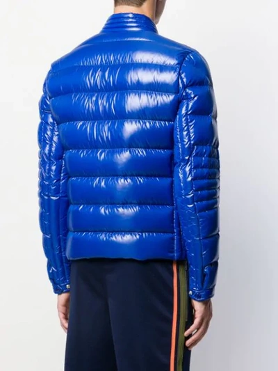 Shop Moncler Padded Jacket In Blue