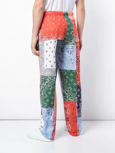 Shop Loewe Patchwork Trousers In 9990