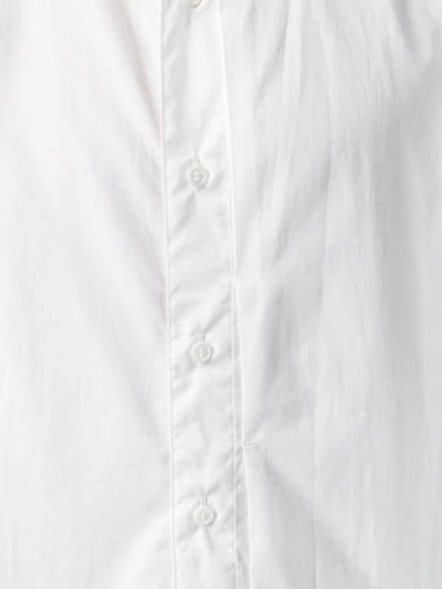 Shop Yohji Yamamoto Concealed Front Shirt In White