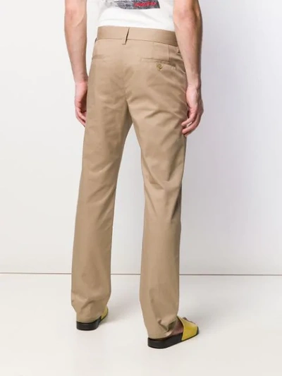 Shop Marni Tailored Trousers In Neutrals