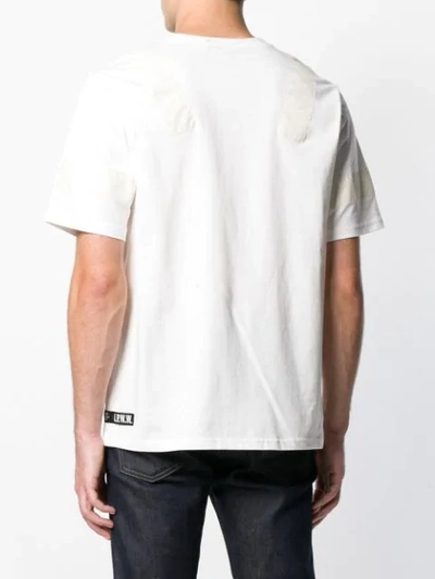 Shop Upww Leaf Print T-shirt In White