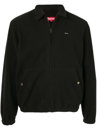 Supreme Polartec Harrington Jacket Fw17 In Black | ModeSens