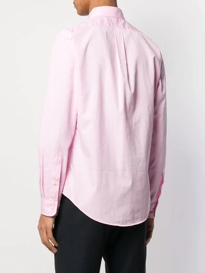 POLO RALPH LAUREN LOGO刺绣衬衫 - 粉色