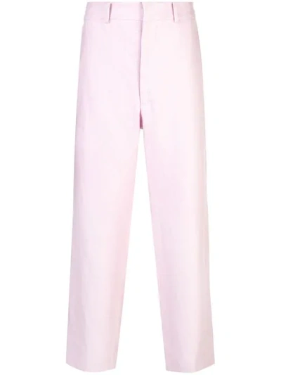 Shop Sankuanz Cropped-hose In Pink