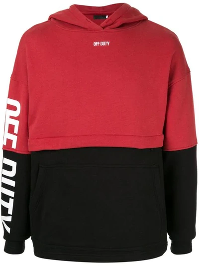 Shop Off Duty Barrk Hoodie In Red