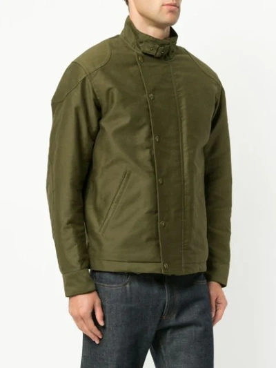 Shop Addict Clothes Japan Military Boa Jacket In Green