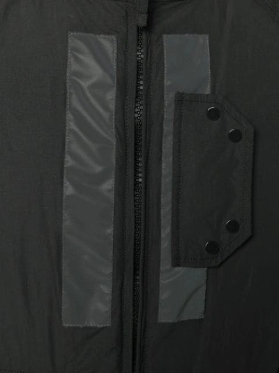 Shop Ten C Front Zipped Jacket In Black