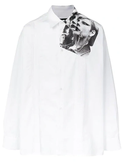 Shop Raf Simons Punkette Shirt In 00010 White