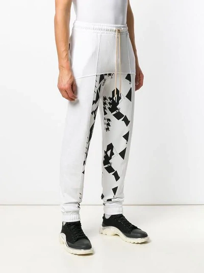 Shop Liam Hodges X Fila Printed Track Pants In White