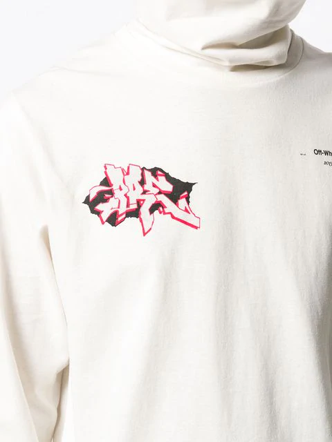 Off-white Dondi Graffiti Sweater - Neutrals | ModeSens