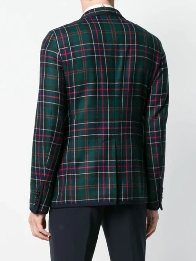 Shop Gucci Monaco Cashmere Jacket In 3671 Green Multi