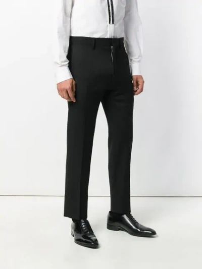 Shop Dsquared2 Formal Tailored Trousers In Black