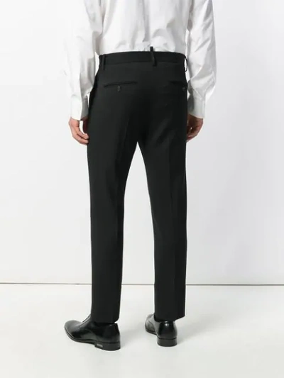 Shop Dsquared2 Formal Tailored Trousers In Black